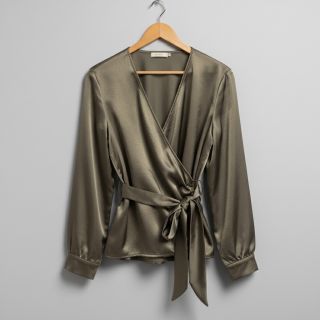 Szatén SOIVÉ camo green