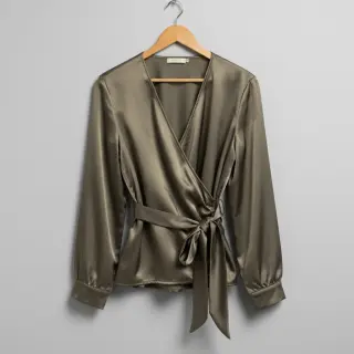 Szatén SOIVÉ camo green