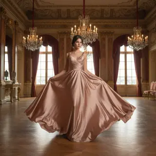 Szatén SOIVÉ rose gold