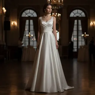 Szatén SOIVÉ off white