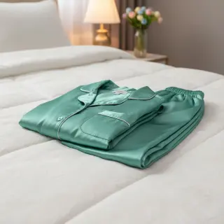 Szatén aqua