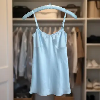 Szatén light blue