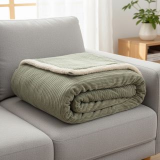 Kordbársony Cofur fleece camo green