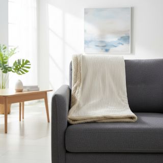 Kordbársony Cofur fleece off white