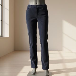 Kordbársony vékony navy