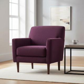 Kordbársony 6W WASHED STRETCH aubergine