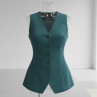 Kordbársony 6W WASHED STRETCH petrol