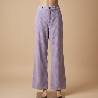 Kordbársony 6W WASHED STRETCH lilac