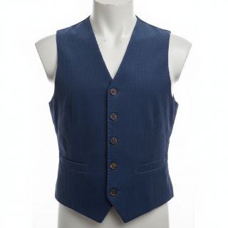 Kordbársony 6W WASHED STRETCH marine