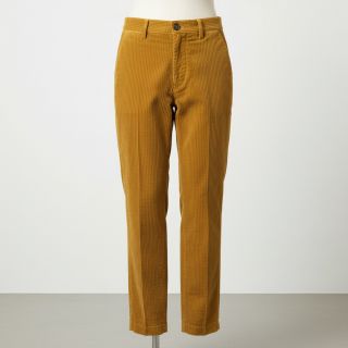 Kordbársony 6W WASHED STRETCH ochre