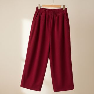 Kordbársony 6W WASHED STRETCH dark red
