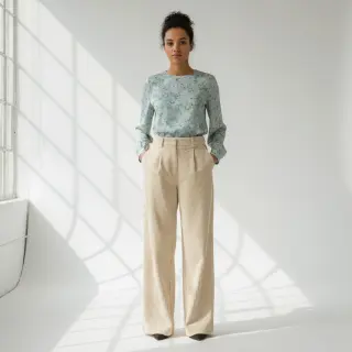 Kordbársony 6W WASHED STRETCH sand