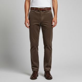 Kordbársony 6W WASHED STRETCH dark brown
