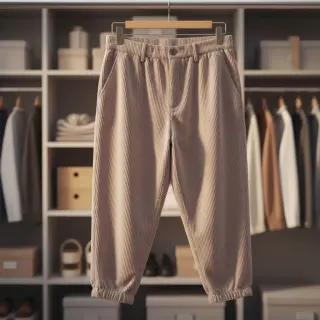 Kordbársony 6W WASHED STRETCH old pink