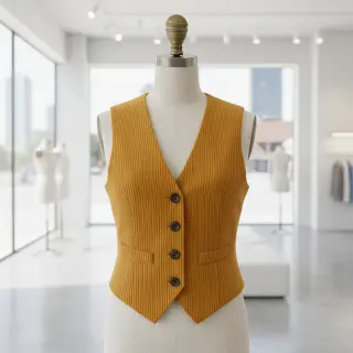 Kordbársony 6W COTTON TOUCH ochre