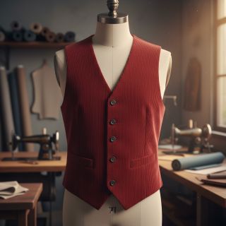 Kordbársony 6W COTTON TOUCH red