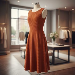 Kordbársony 6W COTTON TOUCH rust