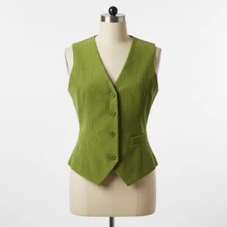 Kordbársony 6W COTTON TOUCH green