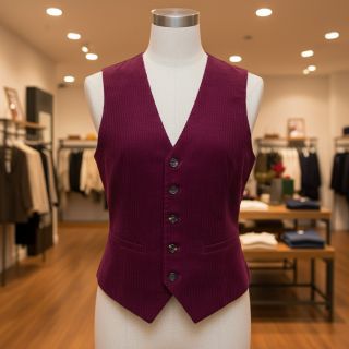 Kordbársony 6W COTTON TOUCH bordeaux