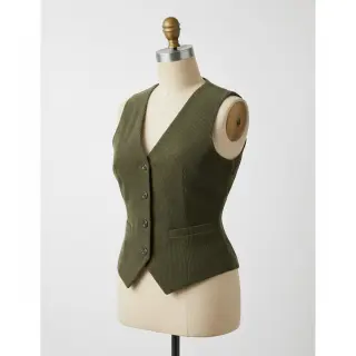 Kordbársony 6W COTTON TOUCH camo green