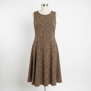 Kordbársony STRETCH Little Leopard sand