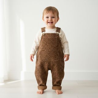 Kordbársony STRETCH Little deer taupe