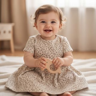 Kordbársony STRETCH Little sheep light sand