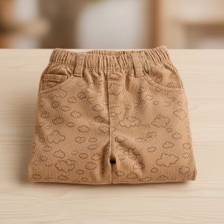 Kordbársony STRETCH Little clouds sand