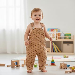 Kordbársony STRETCH Little cherry sand