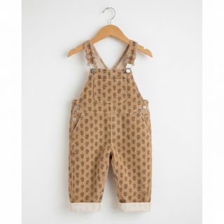 Kordbársony STRETCH Little flower sand