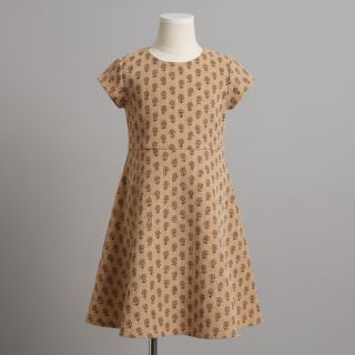 Kordbársony STRETCH Little flower sand