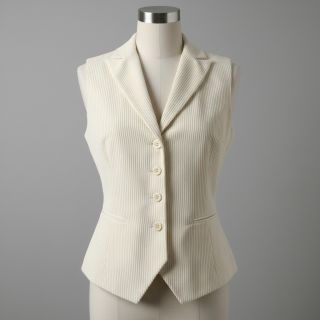 Kordbársony STRIPE ecru