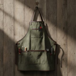 CANVAS STONEWASHED army green