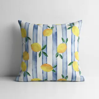 Dekorációs anyag Lemons blue digital print