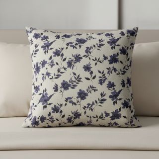 Dekorációs anyag Linenlook Night flowers digital print