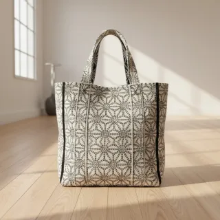 Dekorációs anyag jacquard Bong ecru