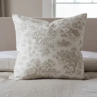 Dekorációs anyag jacquard MACASSAR alover lin