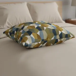 Dekorációs anyag jacquard Mustang blue