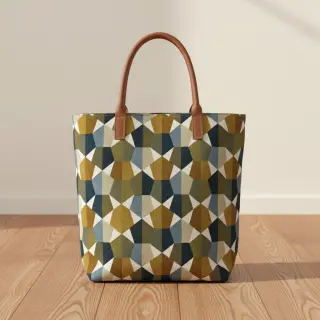 Dekorációs anyag jacquard Mustang blue