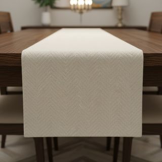 Dekorációs anyag jacquard Saxo ecru