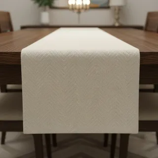 Dekorációs anyag jacquard Saxo ecru