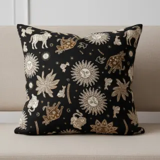 Dekorációs anyag jacquard Pygmalion noir