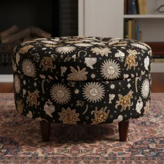 Dekorációs anyag jacquard Pygmalion noir