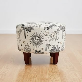 Dekorációs anyag jacquard Pygmalion ecru noir