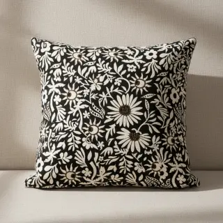 Dekorációs anyag jacquard Sunlight noir
