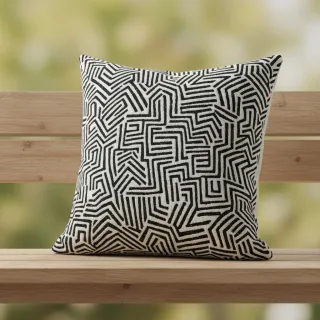 Dekorációs anyag jacquard Mesopotamie allover graphite