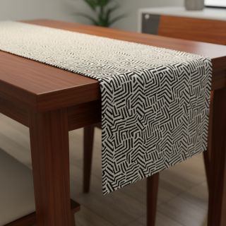 Dekorációs anyag jacquard Mesopotamie allover graphite