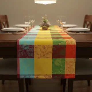 Dekorációs anyag FRENCH TABLE CLOTH JACQUARD Cabosse allover summer