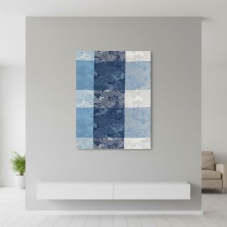 Dekorációs anyag FRENCH TABLE CLOTH JACQUARD Niwa allover indigo