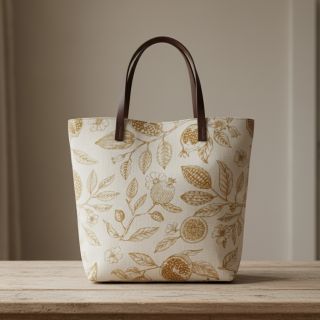 Dekorációs anyag RUSTIC VINTAGE PRINT Granata peanut